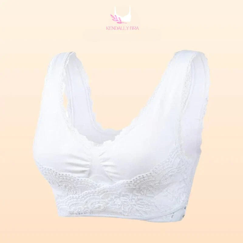 Comfy Corset Bra Front Cross Side Buckle Lace Bras