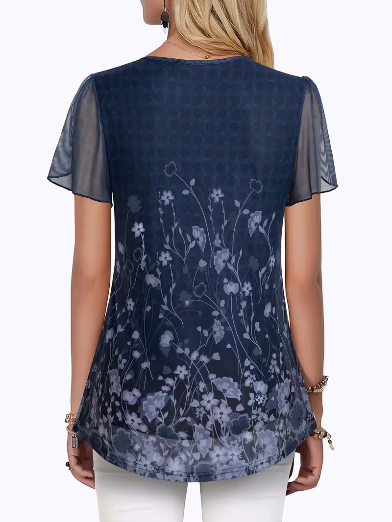 Women's Casual Short Sleeve Shirts Tops