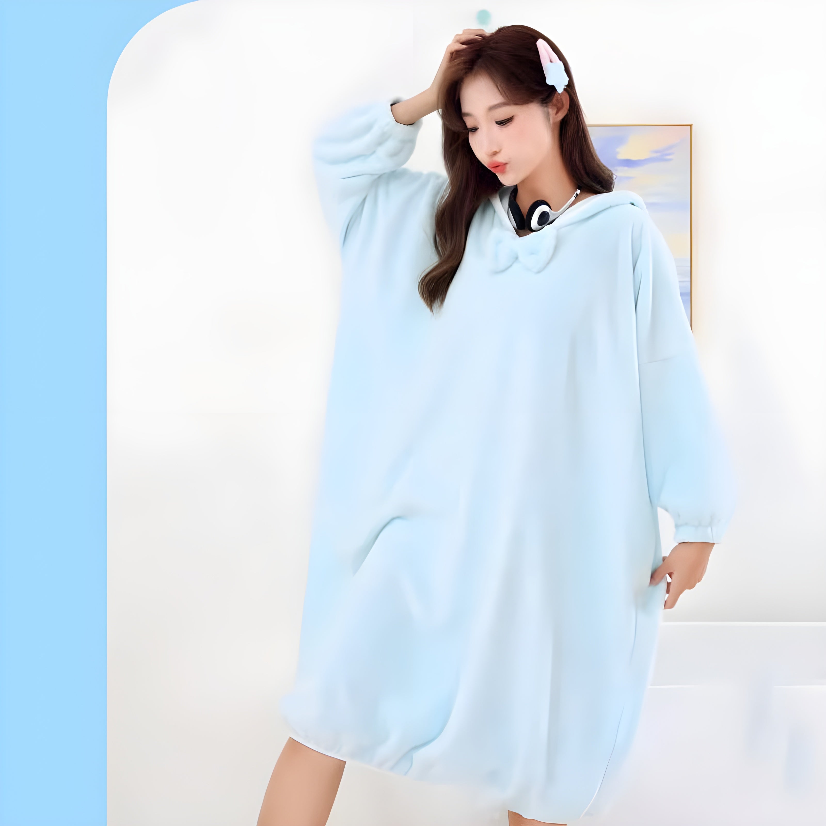 Ultra-Absorbent & Quick-Dry Hooded Bathrobe