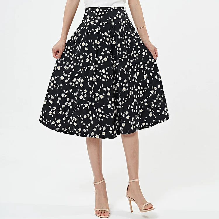 hot-sale-45-off-womens-high-elastic-waist-pleated-chiffon-wide-leg-culottes