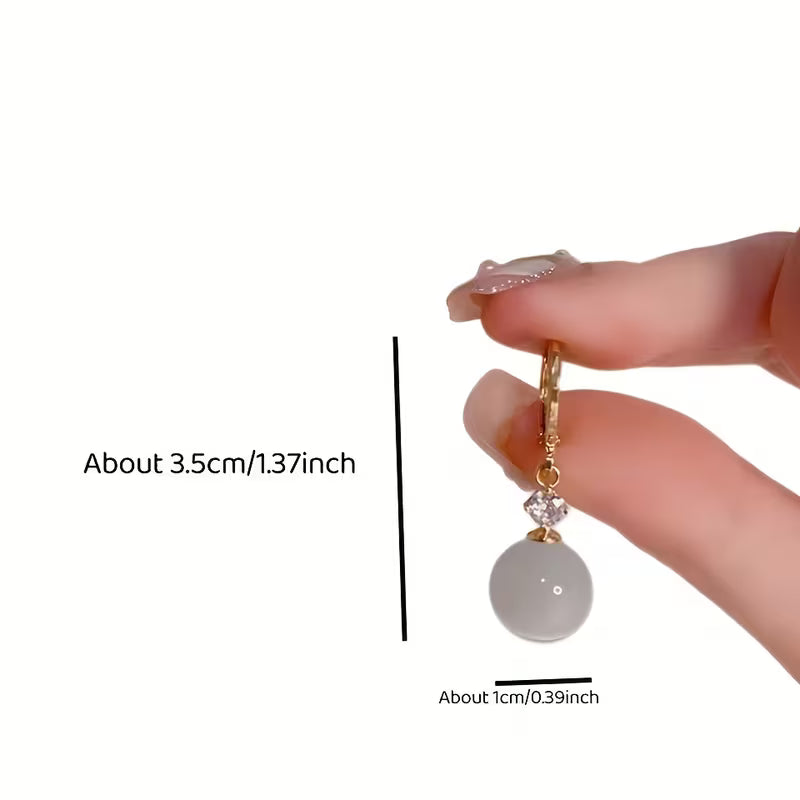 Cat Eye Golden Earrings for Women