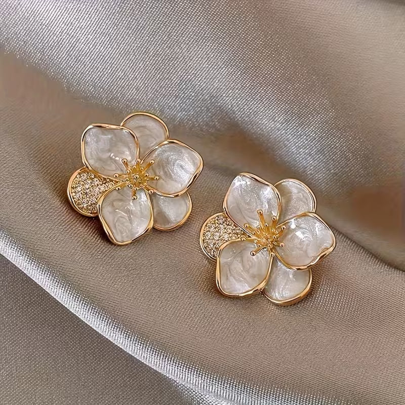Elegant French-Style Stud Earrings for Women