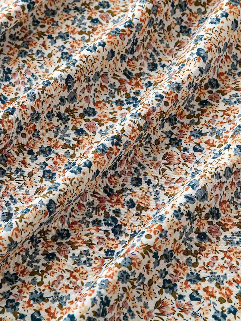 Elegant Women'S Floral Print Midi Skirt