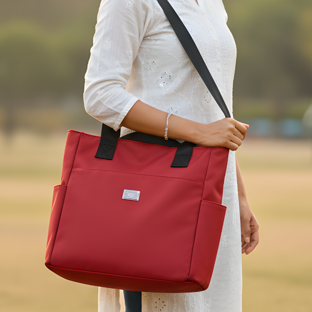 Flora Fashion Large Multiple Compartments Handbag