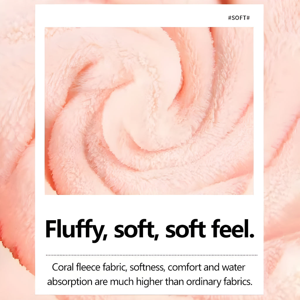 Ultra-Absorbent & Quick-Dry Hooded Bathrobe