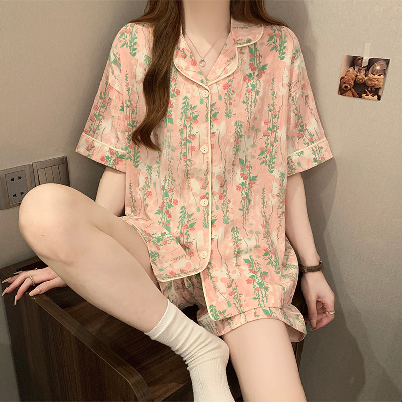 Women’s Floral Homewear 3-Piece Lounge Set