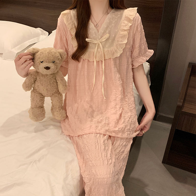 Two-Piece Nightgown Set for Women