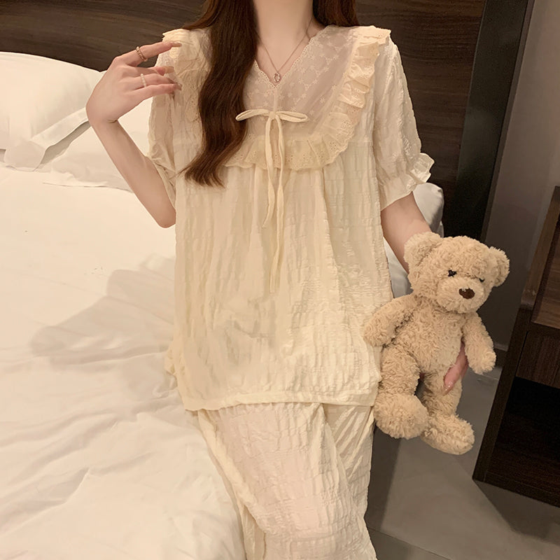 Two-Piece Nightgown Set for Women