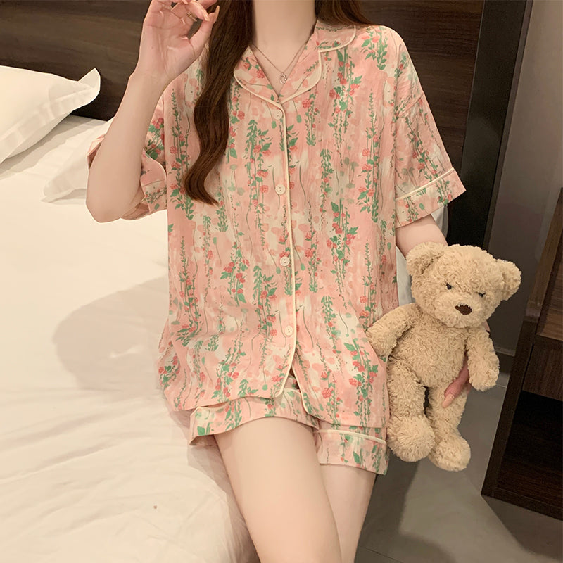 Women’s Floral Homewear 3-Piece Lounge Set