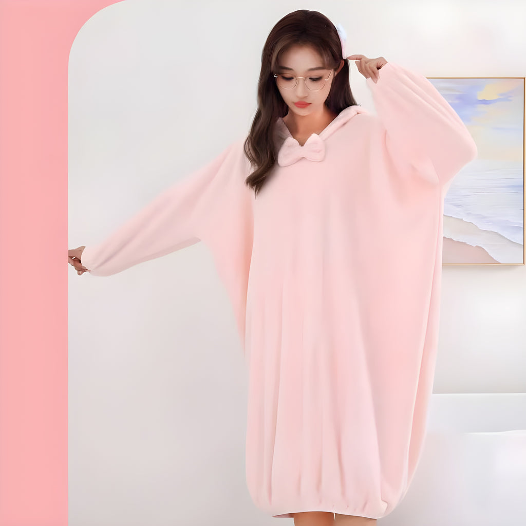 Ultra-Absorbent & Quick-Dry Hooded Bathrobe