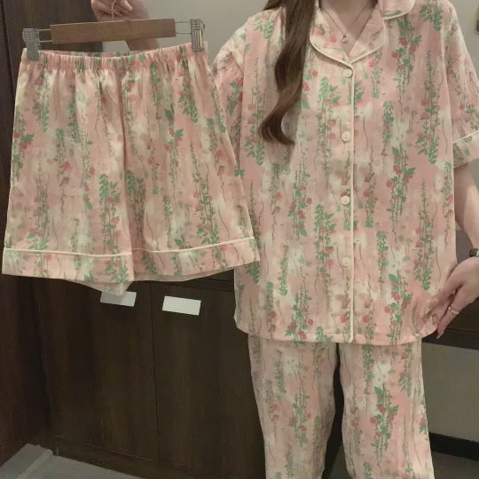 Women’s Floral Homewear 3-Piece Lounge Set